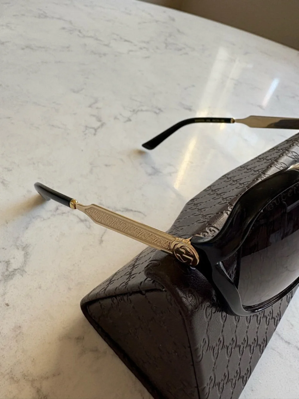 Gucci Black Gradient Lens Women's Sunglasses